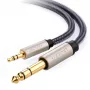 Καλώδιο ήχου Ugreen 10628 2m 6,35mm σε 3,5mm βύσμα αρσενικό μαύρο