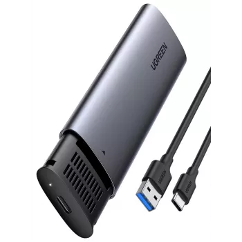 Θήκη SSD Ugreen 10903 M.2 μαύρο γκρι 2 TB 5 Gbit/s