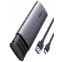 Θήκη SSD Ugreen 10903 M.2 μαύρο γκρι 2 TB 5 Gbit/s
