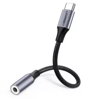 Καλώδιο κινητού τηλεφώνου Ugreen 30632 USB-C σε 3,5 mm μαύρο