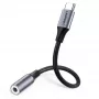Καλώδιο κινητού τηλεφώνου Ugreen 30632 USB-C σε 3,5 mm μαύρο
