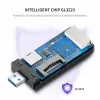 Αναγνώστης καρτών UGREEN 50541 USB 3.2 Gen 1 (3.1 Gen 1) — CF, SD, MicroSD, Memory Stick, χάλυβας, 5000 Mbit/s
