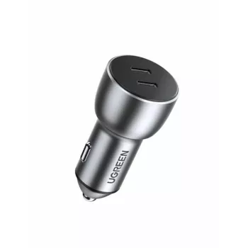 Φορτιστής αυτοκινήτου Ugreen 70594 Universal Γκρι 12/24V 2x USB Type-C