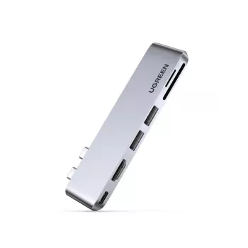 Σταθμός σύνδεσης φορητού υπολογιστή UGREEN 80856 2 x USB 3.2 Gen 2 Type-C Έξοδος βίντεο 4K