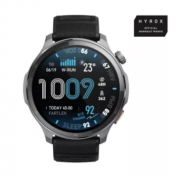 Amazfit Balance 2 XT 3,81 cm (1,5 ίντσες) AMOLED ψηφιακό 480 x 480 Pixel οθόνη αφής μαύρο Wi-Fi GPS (δορυφορικό)