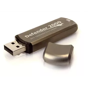iStorage Kanguru Defender 2000 FIPS 140-2 πιστοποιημένο, 16 GB USB flash drive USB Type-A 2.0 καφέ