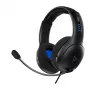 PDP LVL50 Headset Ενσύρματο Headband Gaming μαύρο, γκρι