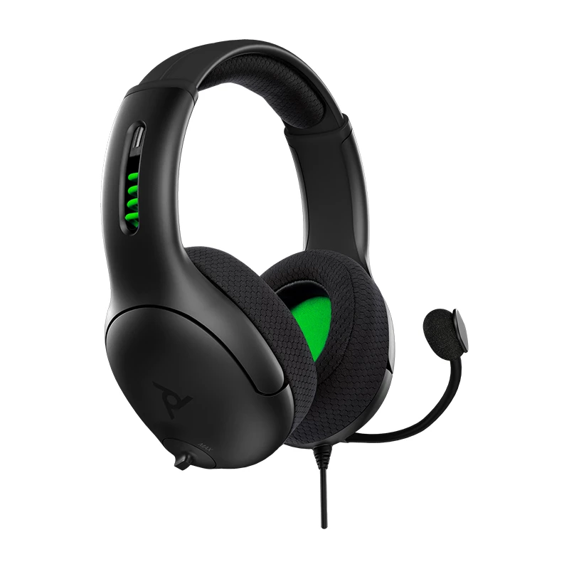 PDP LVL50 Headset Ενσύρματο Headband Gaming μαύρο, πράσινο, γκρι