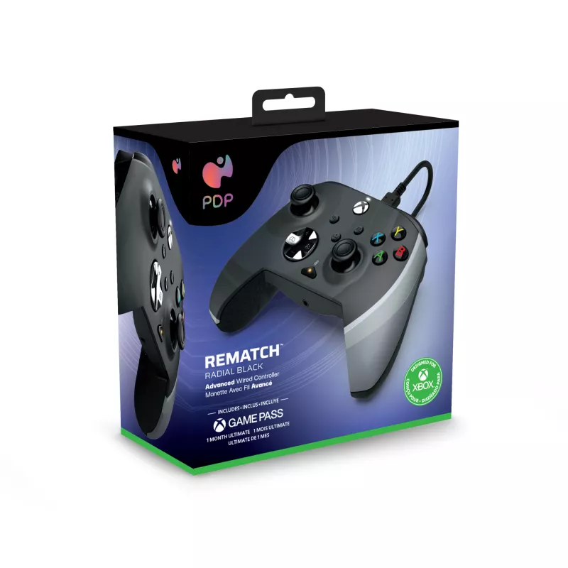 PDP Rematch Μαύρο, White USB Gamepad Analog PC, Xbox One, Xbox Series S, Xbox Series X