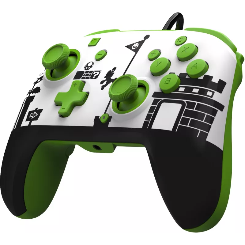 PDP REMATCH Wired Controller: Super Mario Retro, Gamepad, Nintendo Switch, Nintendo Switch OLED, D-pad, κουμπί Home, Αναλογικό/Ψηφιακό, Ενσύρματο, USB