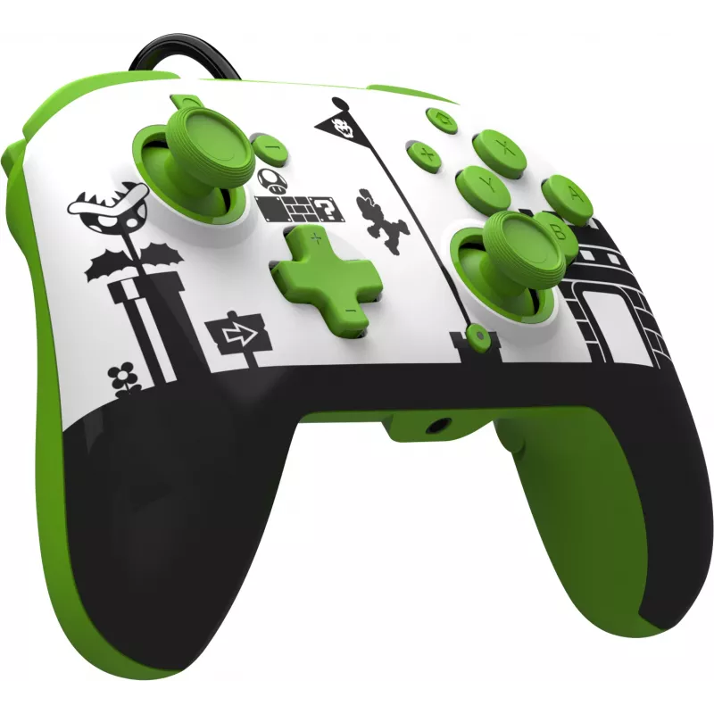 PDP REMATCH Wired Controller: Super Mario Retro, Gamepad, Nintendo Switch, Nintendo Switch OLED, D-pad, κουμπί Home, Αναλογικό/Ψηφιακό, Ενσύρματο, USB