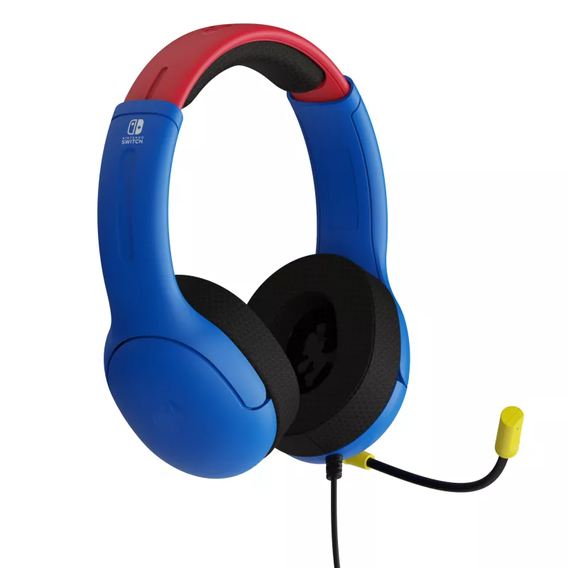 PDP LVL40 Headset Ενσύρματο Head-band Gaming Μπλε, Κόκκινο