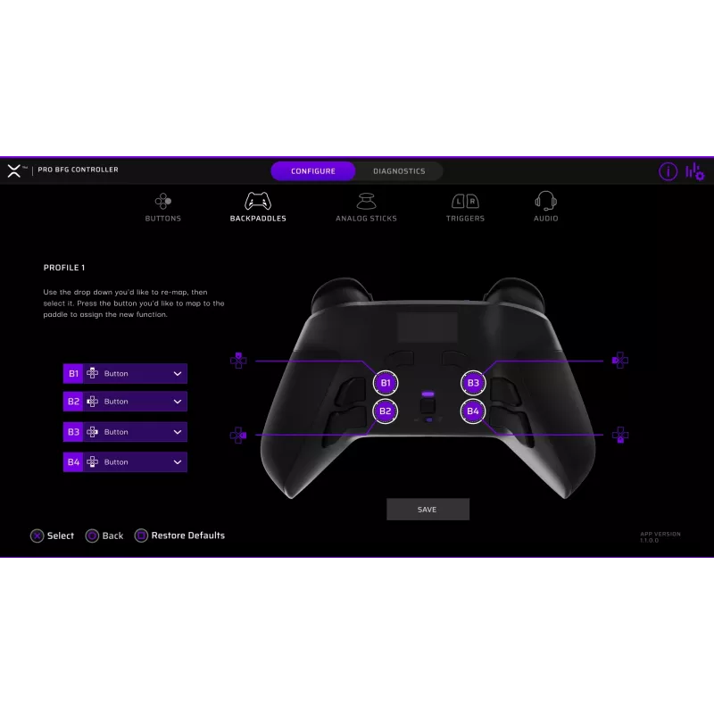 PDP Victrix Pro BFG για PlayStation 5, PlayStation 4 και Windows 10/11 PC