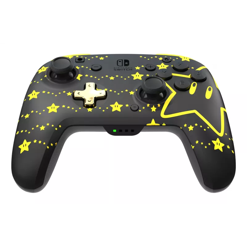 PDP REMATCH GLOW Μαύρο, Κίτρινο Gamepad Αναλογικό / Ψηφιακό Nintendo Switch, Nintendo Switch OLED