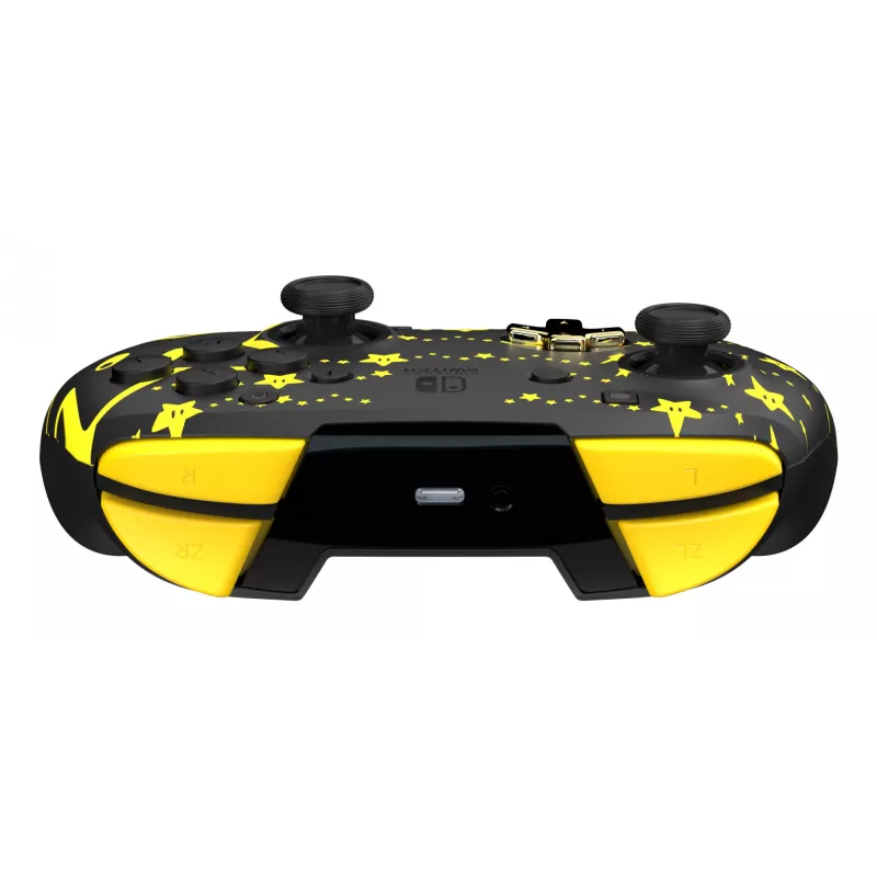 PDP REMATCH GLOW Μαύρο, Κίτρινο Gamepad Αναλογικό / Ψηφιακό Nintendo Switch, Nintendo Switch OLED