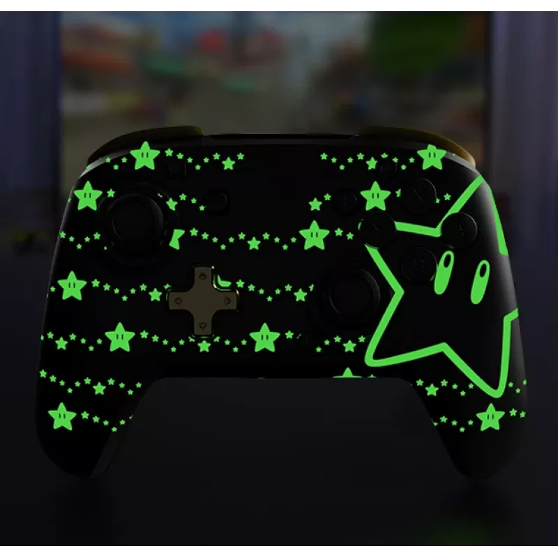 PDP REMATCH GLOW Μαύρο, Κίτρινο Gamepad Αναλογικό / Ψηφιακό Nintendo Switch, Nintendo Switch OLED