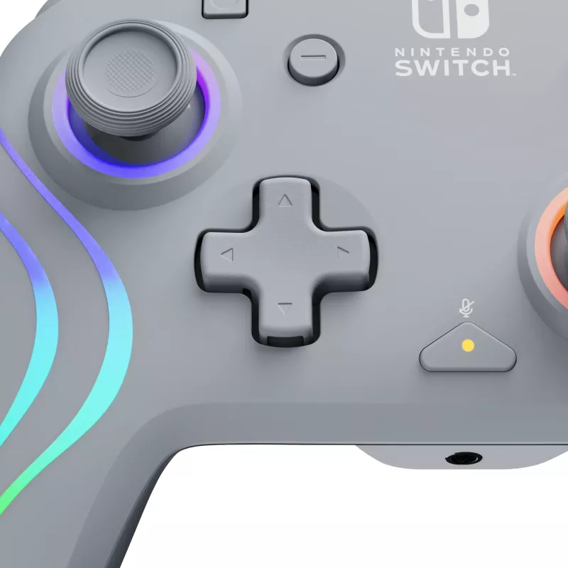 PDP Afterglow Wave Γκρι USB Gamepad Αναλογικό / Ψηφιακό Nintendo Switch, Nintendo Switch OLED