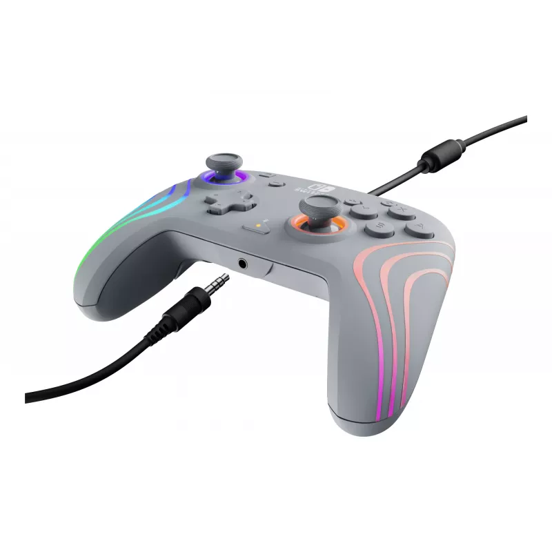 PDP Afterglow Wave Γκρι USB Gamepad Αναλογικό / Ψηφιακό Nintendo Switch, Nintendo Switch OLED