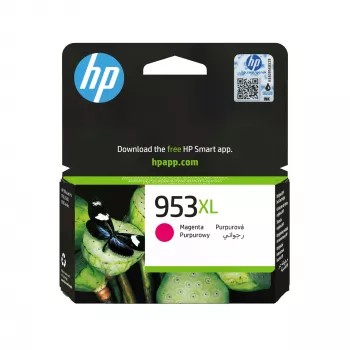 HP 953XL High Yield Magenta Γνήσιο μελανοδοχείο, Magenta, 1 τεμ., 1450 σελίδες