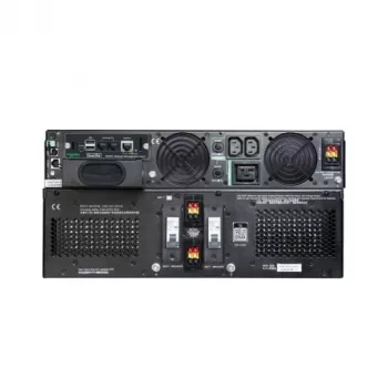 APC Smart-UPS On-Line, 8 kVA/8 kW, Rack/Tower, 230 V, 2x IEC C13+1x IEC C19+σταθερή καλωδίωση 3 αγωγών (H+N+E) έξοδοι, κάρτα δικτύου, χωρίς σετ ραγών