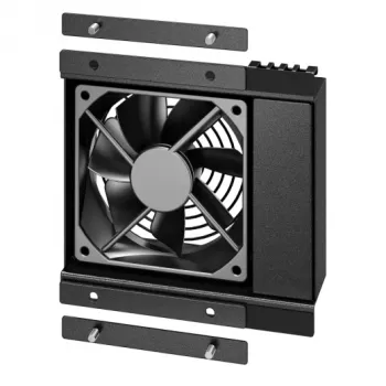 APC Easy Rack μονάδα ανεμιστήρα, με μεμονωμένο ανεμιστήρα, μαύρο, μαύρο