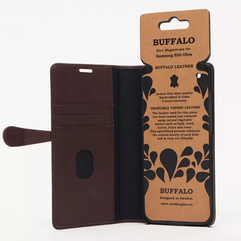 Buffalo 590028 Θήκη κινητού 17,5 cm (6,9 ίντσες) Θήκη πορτοφόλι Καφέ