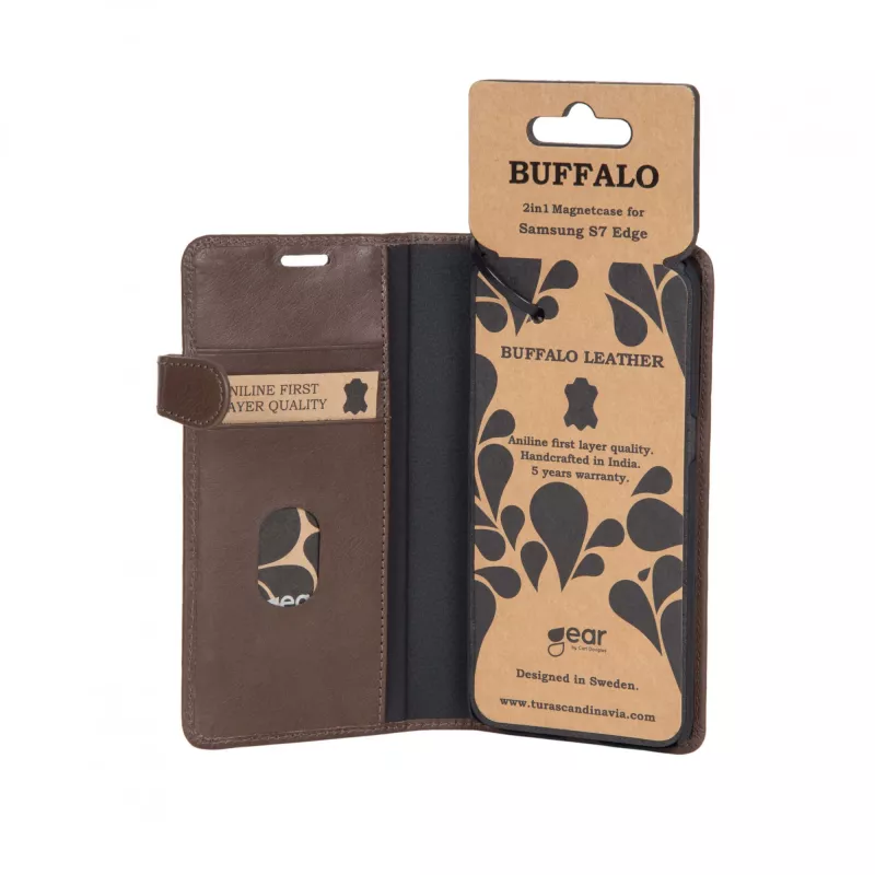Buffalo 657525 Θήκη κινητού 14 cm (5,5 ίντσες) Folio Καφέ