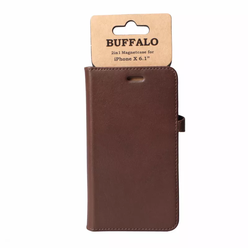 Buffalo 658562 Θήκη κινητού 15,5 cm (6,1 ίντσες) Folio Καφέ