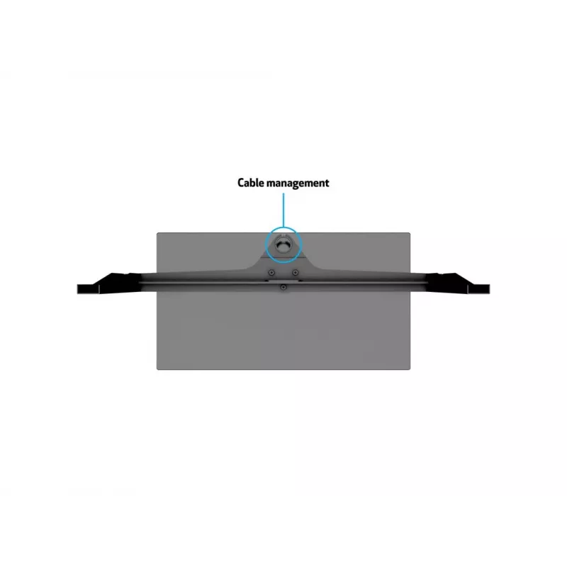 Βάση επιτραπέζια Multibrackets M VESA Turn Μαύρο Μεγάλο MAX 600x400