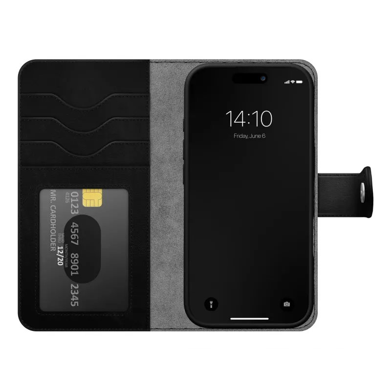 iDeal of Sweden Magnet Wallet+ MagSafe iPhone 17 Pro μαύρο