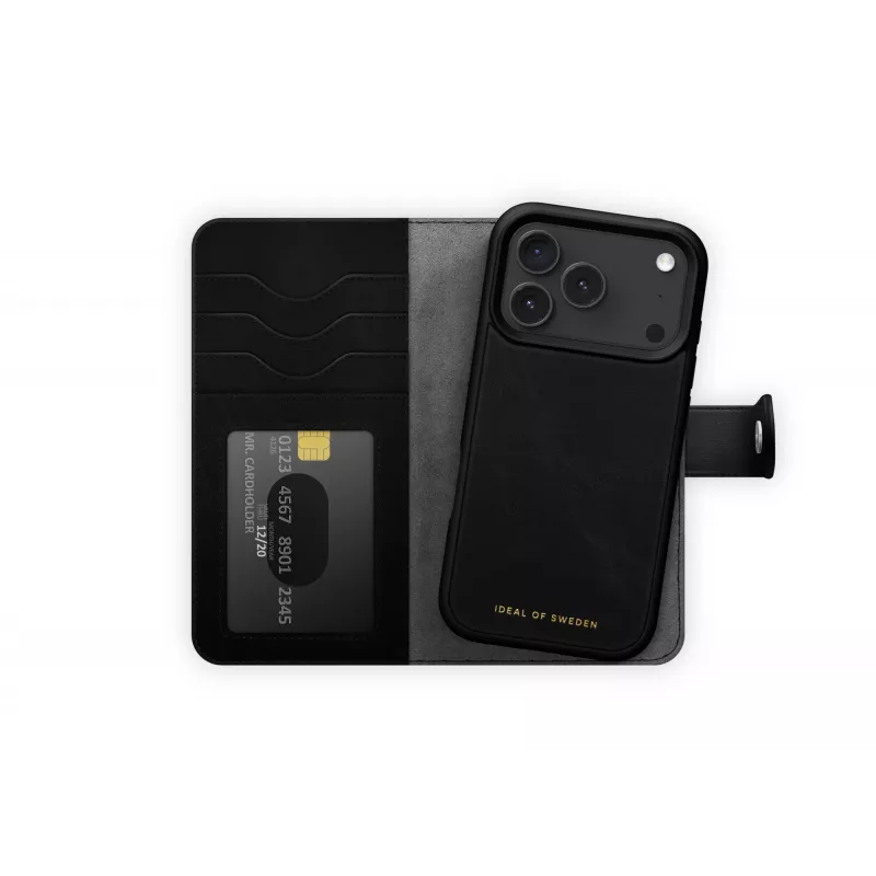 iDeal of Sweden Magnet Wallet+ MagSafe iPhone 17 Pro μαύρο