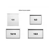 Multibrackets M χειροκίνητη οθόνη προβολής 4:3 200x150, 100 ίντσες