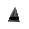 Multibrackets M κάλυμμα καλωδίου SS μαύρο 75 mm Π - 1600 mm Μ