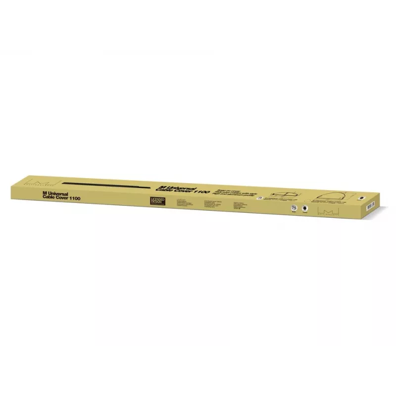 Multibrackets M κάλυμμα καλωδίου SS μαύρο 75 mm Π - 1600 mm Μ
