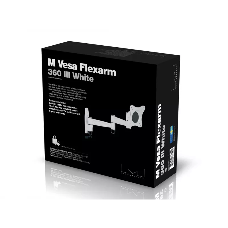 Multibrackets M VESA Flexarm 360 III λευκό 15 kg 15-32 ίντσες