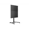 Βάση οθόνης Public Display Stand MULTIBRACKETS M – μαύρο, υποστηρίζει έως 60 kg, VESA 200x200–800x400