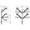 Multibrackets M VESA Gas Lift Arm Quad μαύρο 40 kg 15-32 ίντσες
