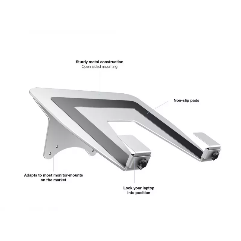 Multibrackets M βάση laptop βραχίονας αερίου ασημί