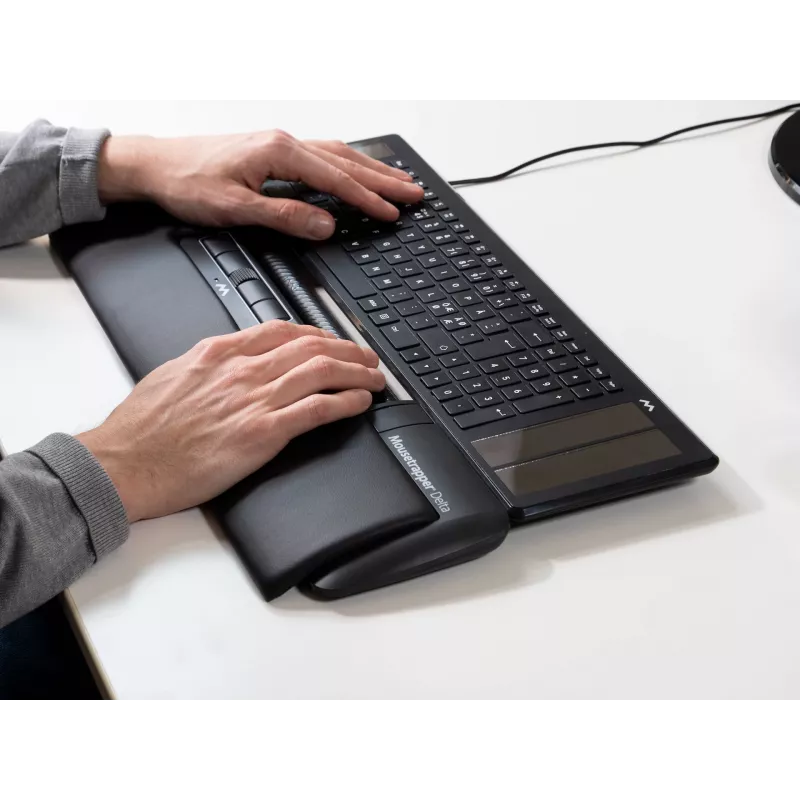Ποντίκι Mousetrapper Delta ποντίκι μαύρο Extended USB-A