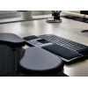 Στήριγμα καρπού Mousetrapper Armrest Split – τεχνητό δέρμα, μαύρο, 305×195×24 mm