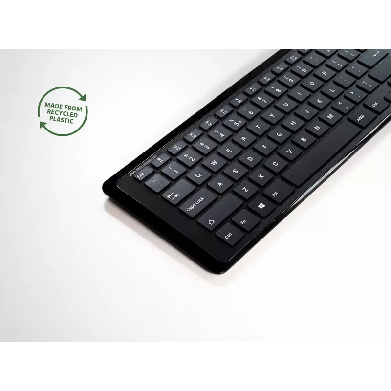 Πληκτρολόγιο Mousetrapper Type Mini QWERTY US USB-C, Mini, ενσύρματο, USB, QWERTY, μαύρο
