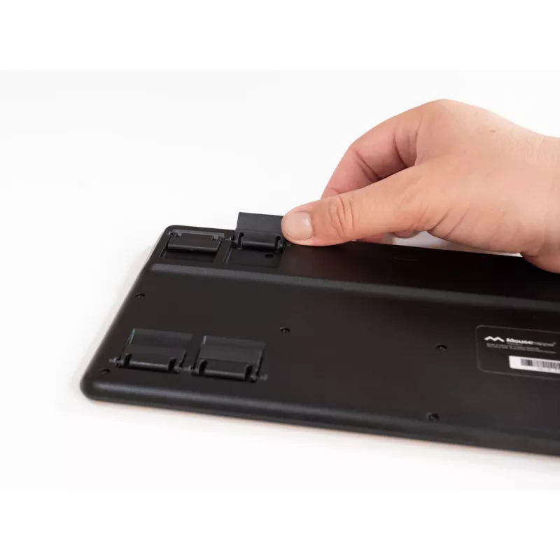 Πληκτρολόγιο Mousetrapper Type Mini QWERTY US USB-C, Mini, ενσύρματο, USB, QWERTY, μαύρο