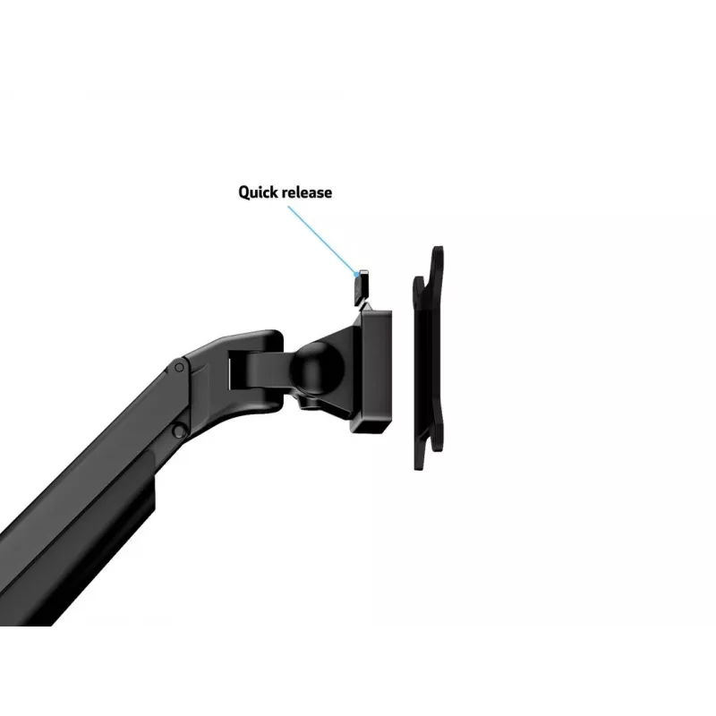 Multibrackets M VESA Gasliftarm μονό μαύρο HD