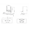 Βάση γραφείου Multibrackets M VESA Tablestand Turn μαύρη X Small MAX 200x200