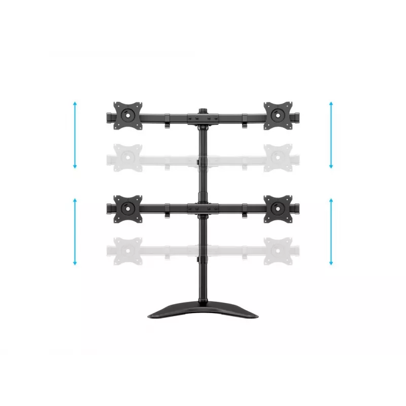 Multibrackets M Deskstand Basic Quad βάση ελεύθερης τοποθέτησης 32 kg 15-27 ίντσες