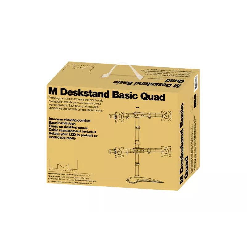 Multibrackets M Deskstand Basic Quad βάση ελεύθερης τοποθέτησης 32 kg 15-27 ίντσες