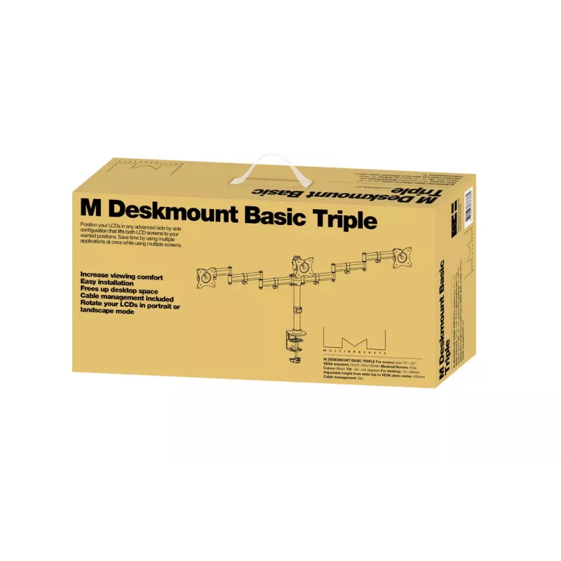 Βάση γραφείου Multibrackets M Deskmount Basic Triple