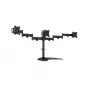 Βάση οθόνης γραφείου MULTIBRACKETS M Deskstand Basic Triple — 3 θέσεων, VESA 75x75–100x100, υποστηρίζει έως 24 kg, για οθόνες 15 έως 27 ιντσών, μαύρη
