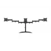 Βάση οθόνης γραφείου MULTIBRACKETS M Deskstand Basic Triple — 3 θέσεων, VESA 75x75–100x100, υποστηρίζει έως 24 kg, για οθόνες 15 έως 27 ιντσών, μαύρη