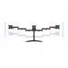 Βάση οθόνης γραφείου MULTIBRACKETS M Deskstand Basic Triple — 3 θέσεων, VESA 75x75–100x100, υποστηρίζει έως 24 kg, για οθόνες 15 έως 27 ιντσών, μαύρη